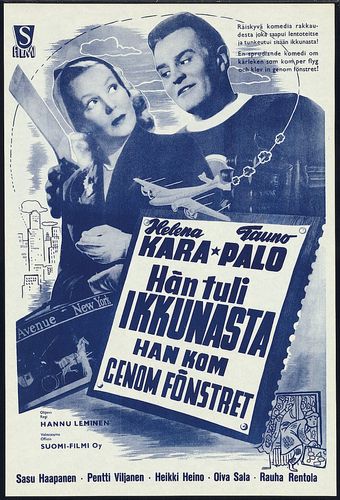 hän tuli ikkunasta 1952 poster