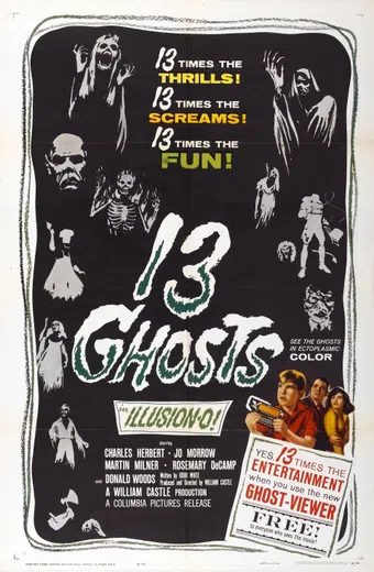 13 ghosts 1960 poster