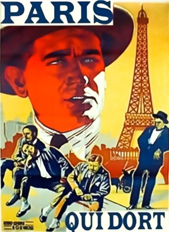 paris qui dort 1925 poster