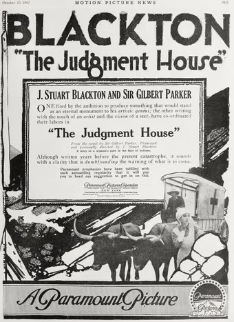 the judgment house 1917 poster