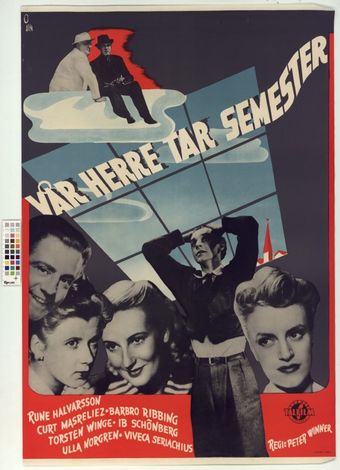 vår herre tar semester 1947 poster