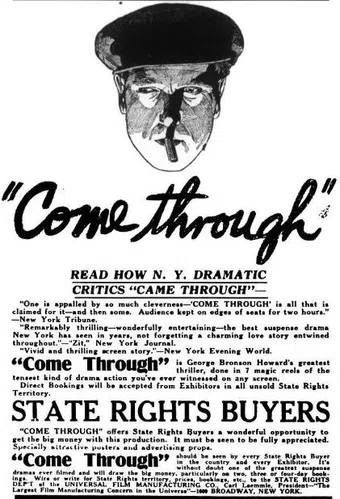 come through 1917 poster