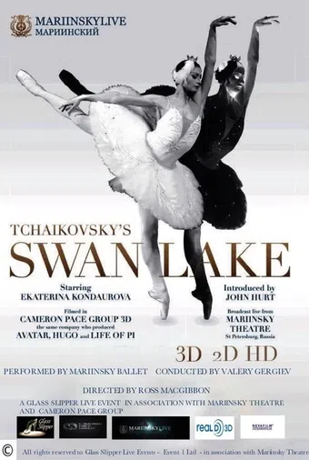 swan lake 3d - live from the mariinsky theatre 2013 poster