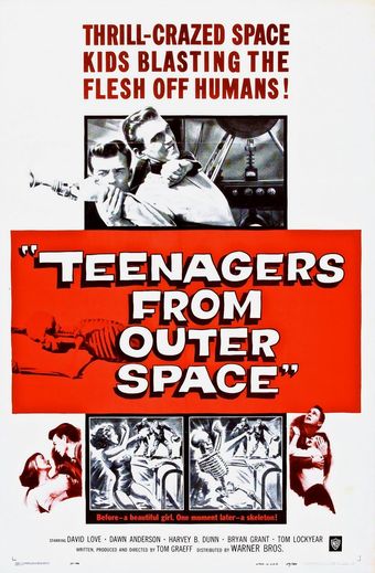 teenagers from outer space 1959 poster