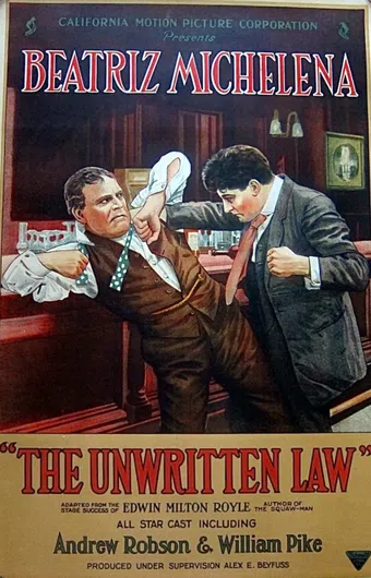 the unwritten law 1916 poster