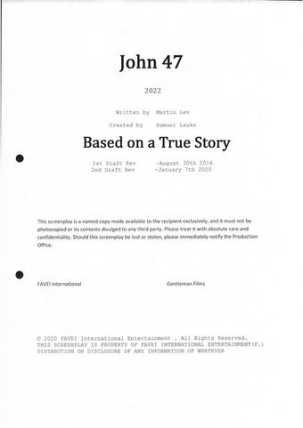 john 47 - true story 2022 poster