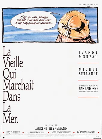 la vieille qui marchait dans la mer 1991 poster