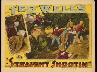 straight shootin' 1927 poster