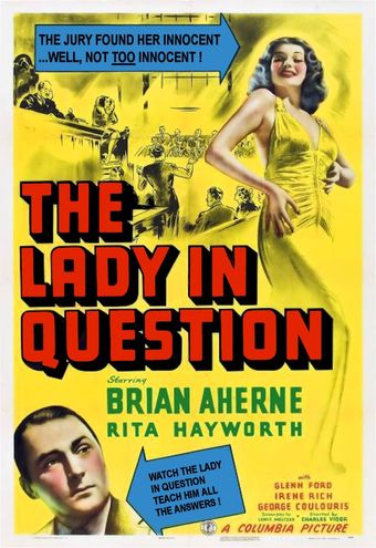 the lady in question 1940 poster