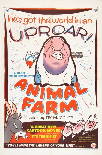 animal farm 1954 poster