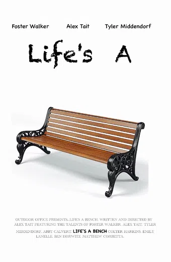 life's a bench 2015 poster