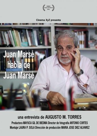 juan marsé habla de juan marsé 2012 poster