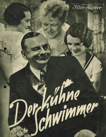 der kühne schwimmer 1934 poster