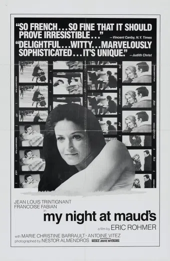 ma nuit chez maud 1969 poster