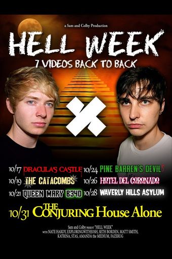 sam and colby presents: hell week 2021 poster