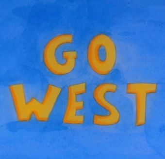 go west 2010 poster