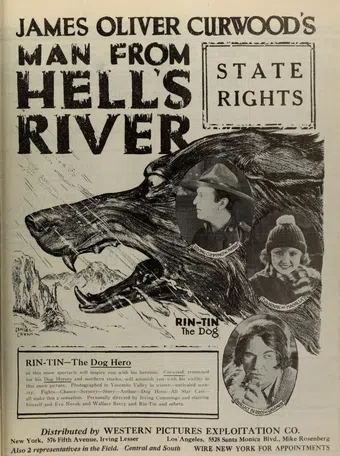 the man from hell's river 1922 poster