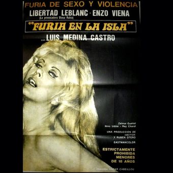 furia en la isla 1978 poster