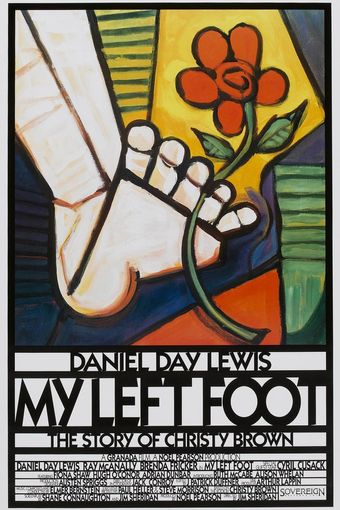 my left foot: the story of christy brown 1989 poster