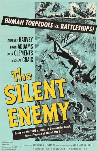 the silent enemy 1958 poster