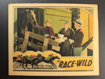 race wild 1926 poster