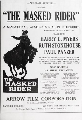 the masked rider 1919 poster