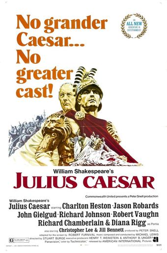 julius caesar 1970 poster