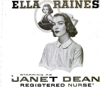 janet dean, registered nurse 1954 poster