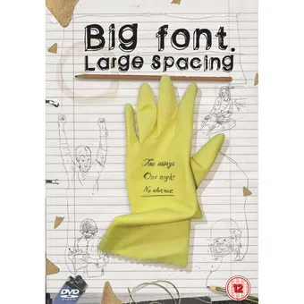 big font. large spacing 2009 poster