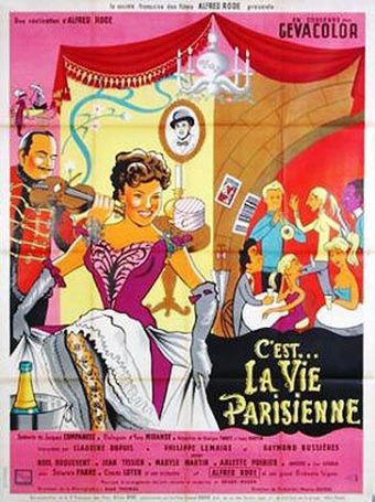 c'est la vie parisienne 1954 poster