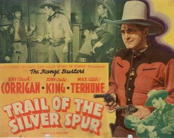 trail of the silver spurs 1941 poster