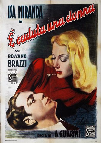 è caduta una donna 1941 poster