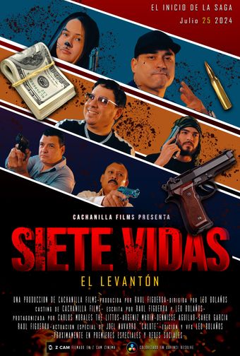 siete vidas - el levanton 2024 poster