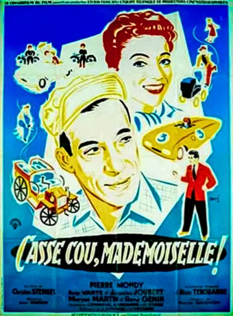 casse-cou, mademoiselle! 1955 poster