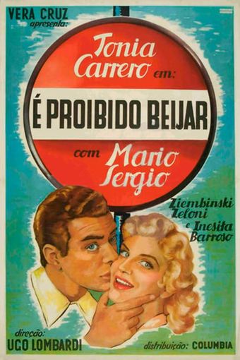 é proibido beijar 1954 poster