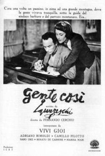 gente così 1950 poster