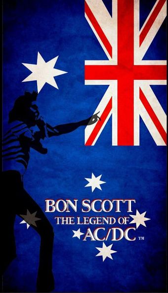 bon scott: the legend of ac/dc poster