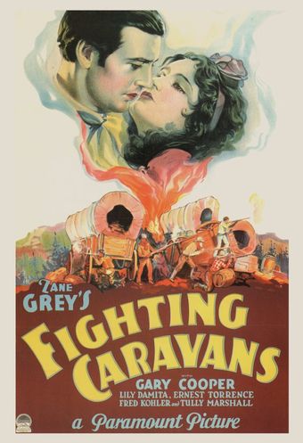 fighting caravans 1931 poster