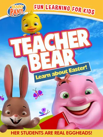 teacher bear: learn about easter 2020 poster