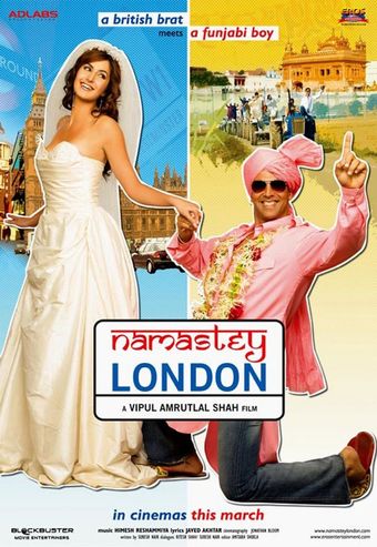 namastey london 2007 poster