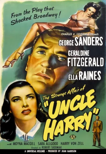 the strange affair of uncle harry 1945 poster