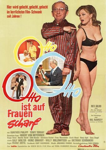 otto ist auf frauen scharf 1968 poster