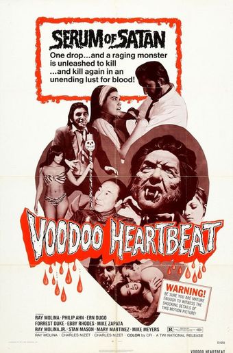 voodoo heartbeat 1973 poster