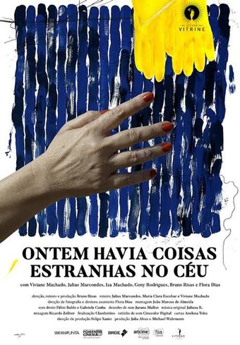 ontem havia coisas estranhas no céu 2019 poster