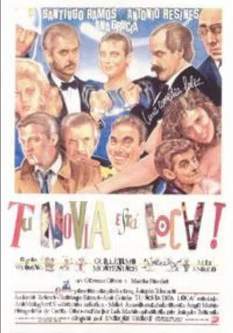 tu novia está loca 1988 poster