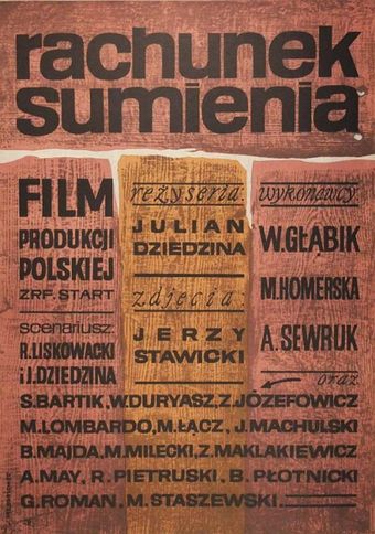 rachunek sumienia 1964 poster