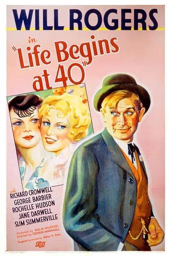 life begins at 40 1935 poster