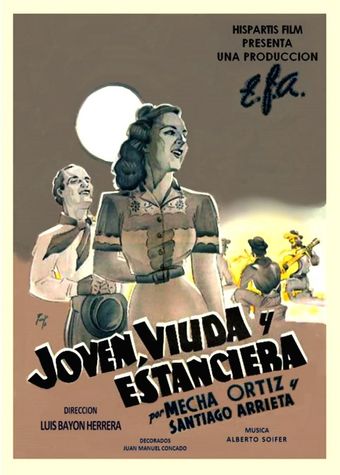 joven, viuda y estanciera 1941 poster