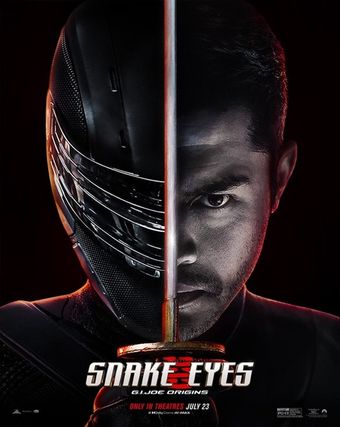 snake eyes: g.i. joe origins 2021 poster