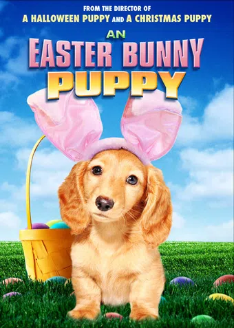 an easter bunny puppy 2013 poster